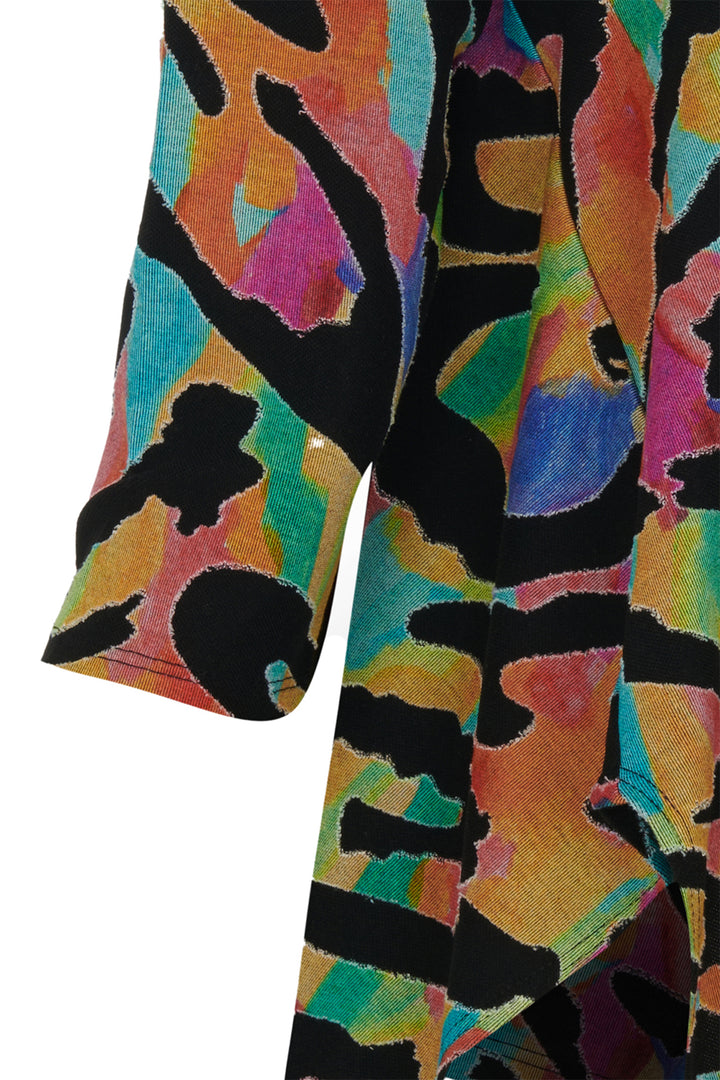 Kozan Top Juliette Candy Black Multicolour Print TS-4145 - Experience Boutique