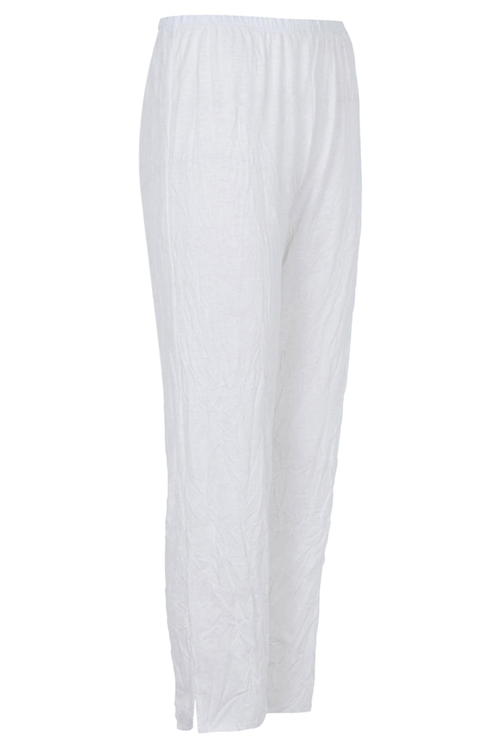 Kozan Trousers Carly White Crinkle CV-3126 - Experience Boutique