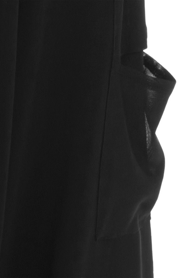 Kozan Cropped Trousers Mello Black Mesh Overlay SH-3763 - Experience Boutique