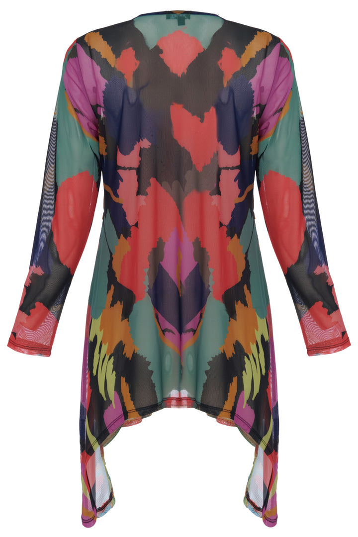 Kozan Tunic Mesh Top Mabel Sakura Multicolour SH-4686 - Experience Boutique