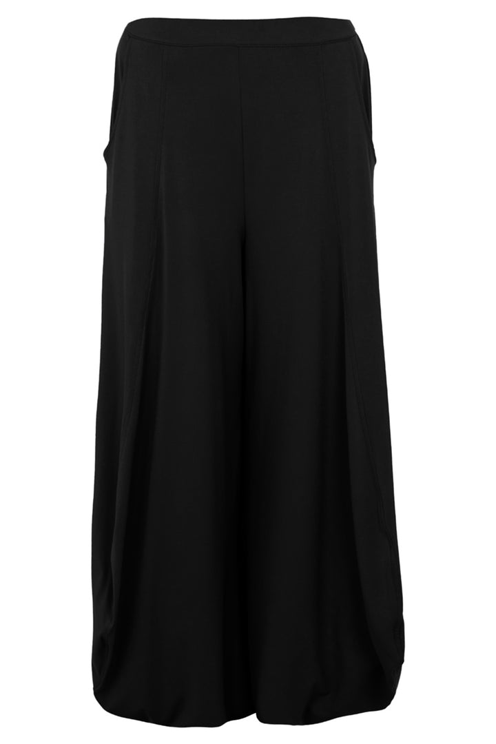 Kozan Wide Leg Trousers Jade Black VG-3911 - Experience Boutique