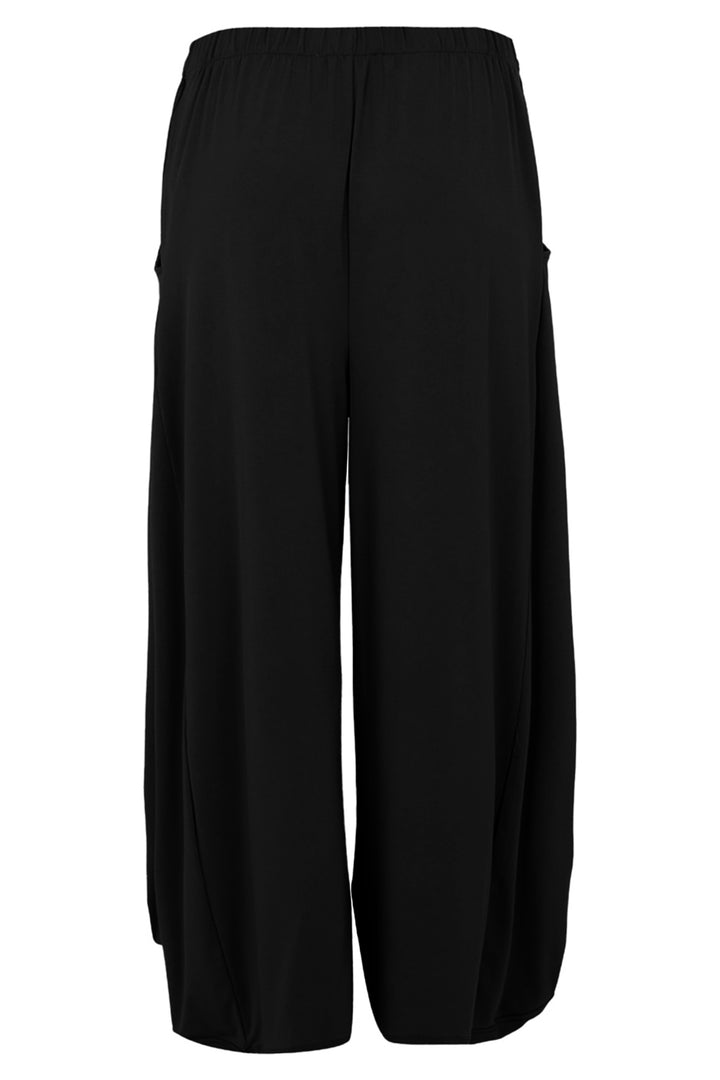 Kozan Wide Leg Trousers Jade Black VG-3911 - Experience Boutique