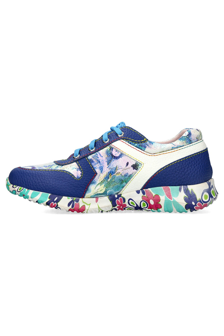 Laura Vita JOCTAO 30 Blue Print Trainers 000761009A8