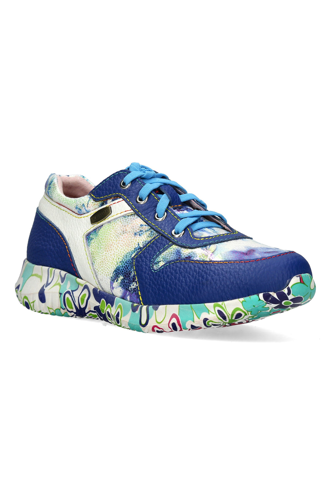 Laura Vita JOCTAO 30 Blue Print Trainers 000761009A8