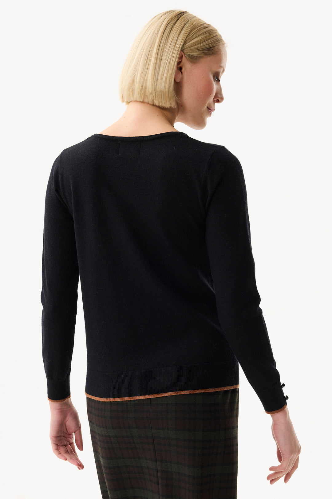 Leo & Ugo Top AW132 Black Polka Dot Terrier Design Jumper