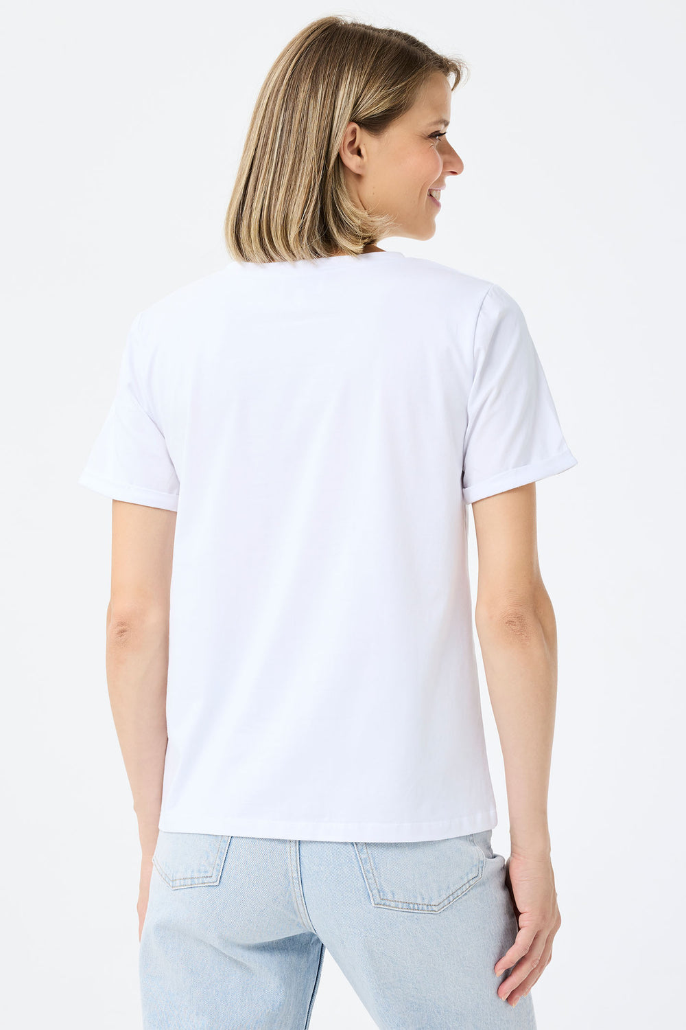 Leo & Ugo White Tropical Print T-Shirt TED448 - Experience Boutique