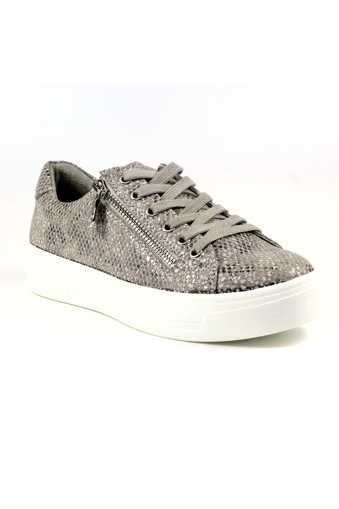 Lunar DLB024 Silver Judd Trainers - Experience Boutique