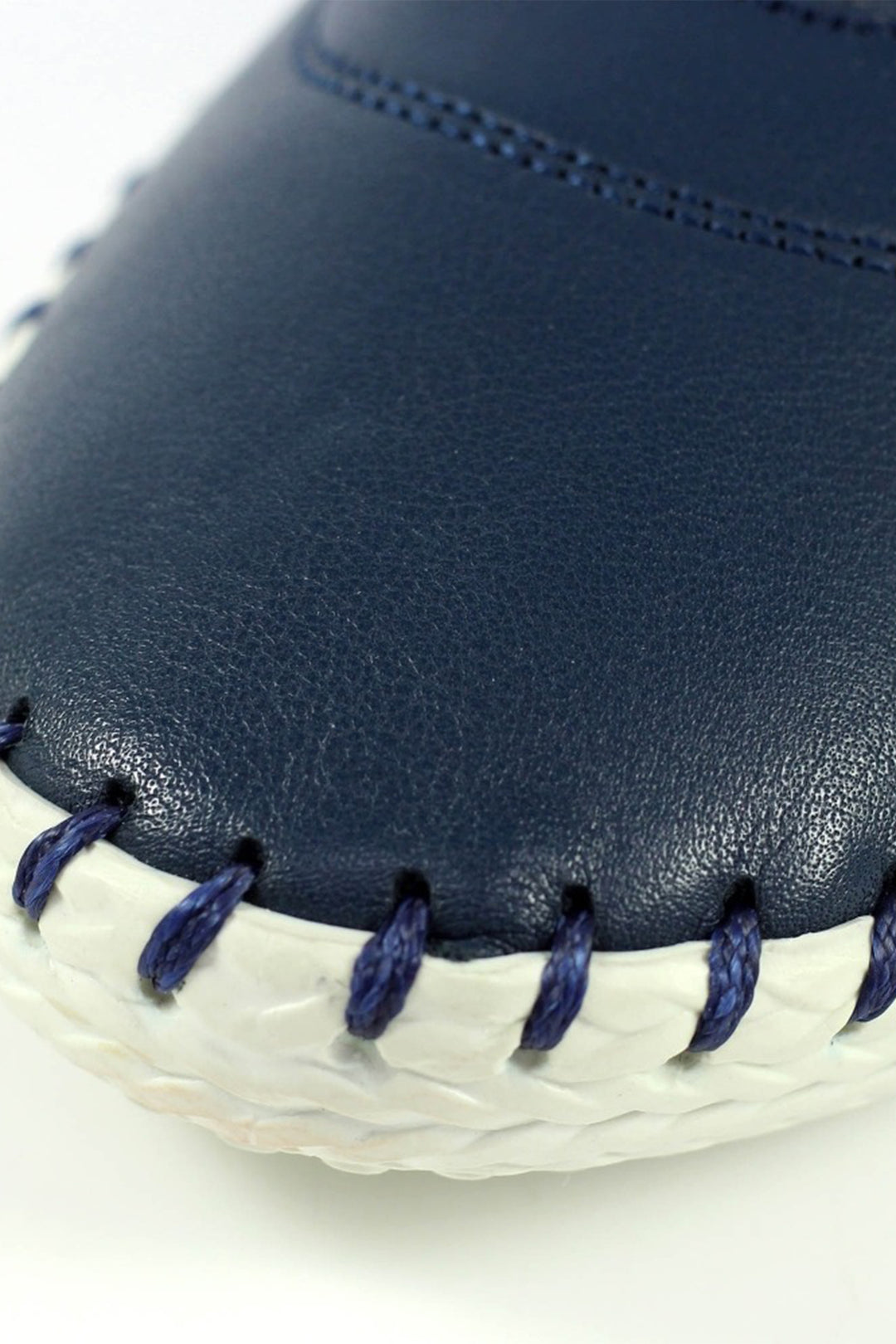 Lunar FLE030 Navy St Ives Leather Plimsolls