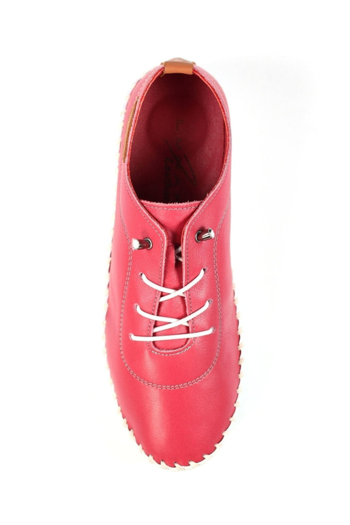 Lunar FLM011 Raspberry Flamborough Leather Shoes