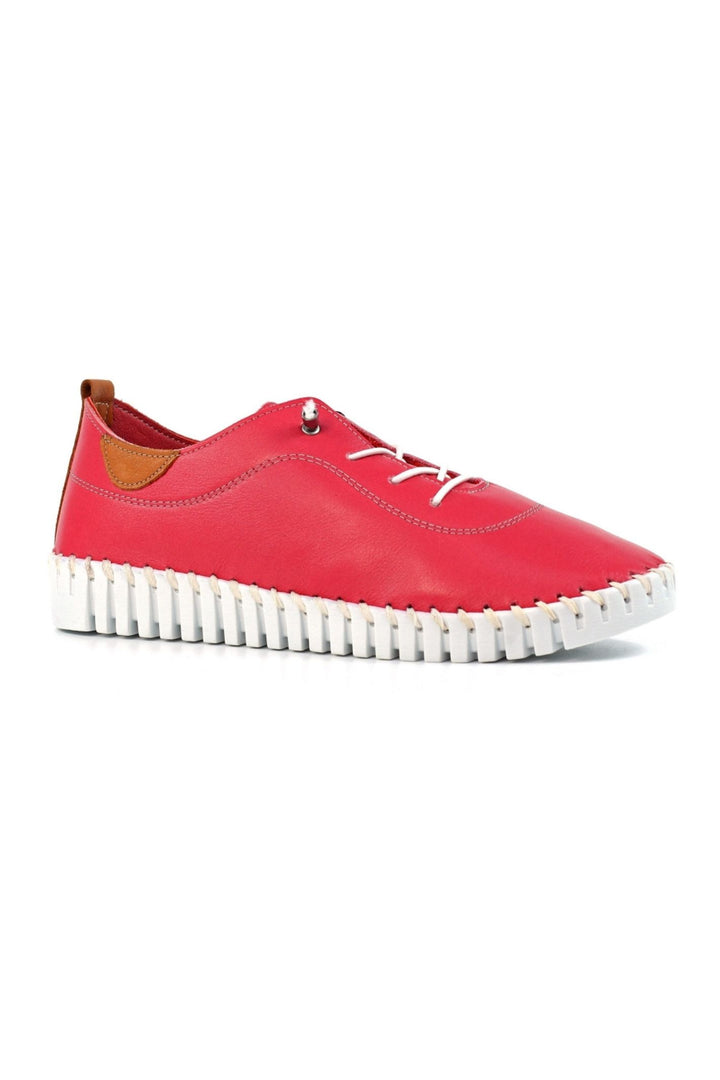Lunar FLM011 Raspberry Flamborough Leather Shoes