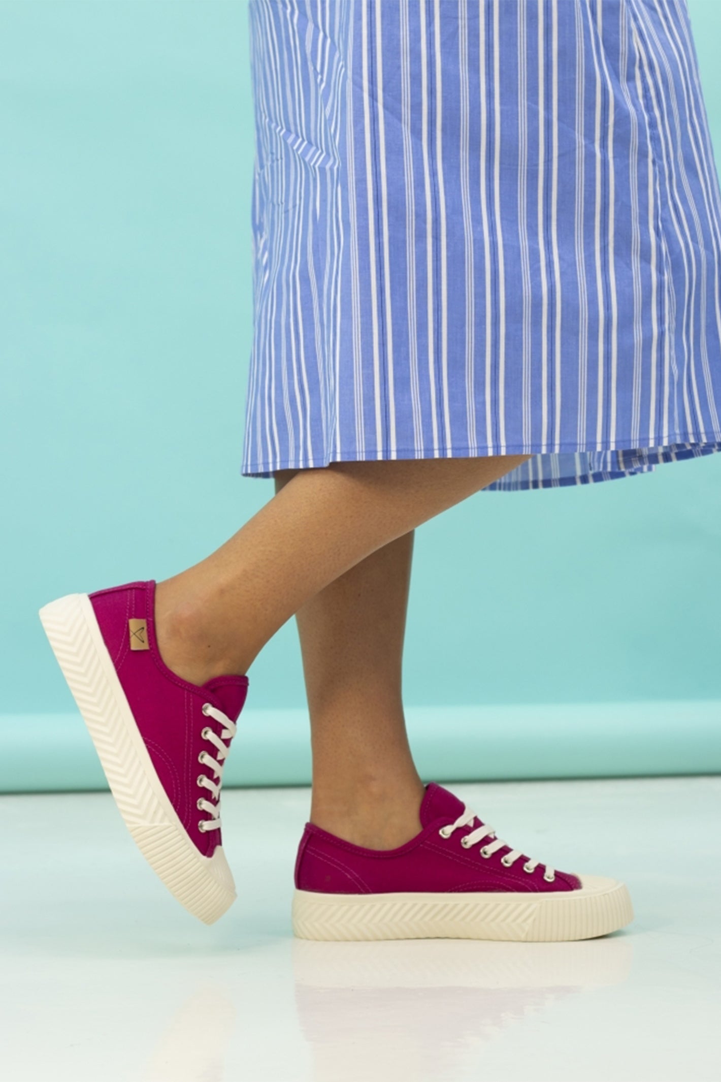 Lunar Jayne II Raspberry Bold Sole Trainer DLA003 – Experience Boutique