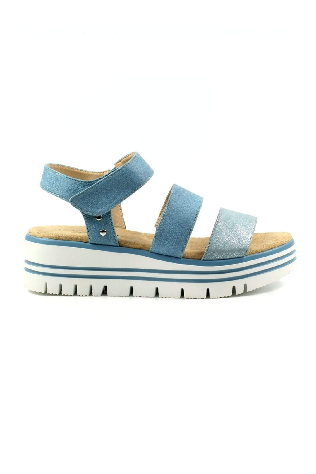 Lunar JLB006 Blue Hardy Strap Sandals