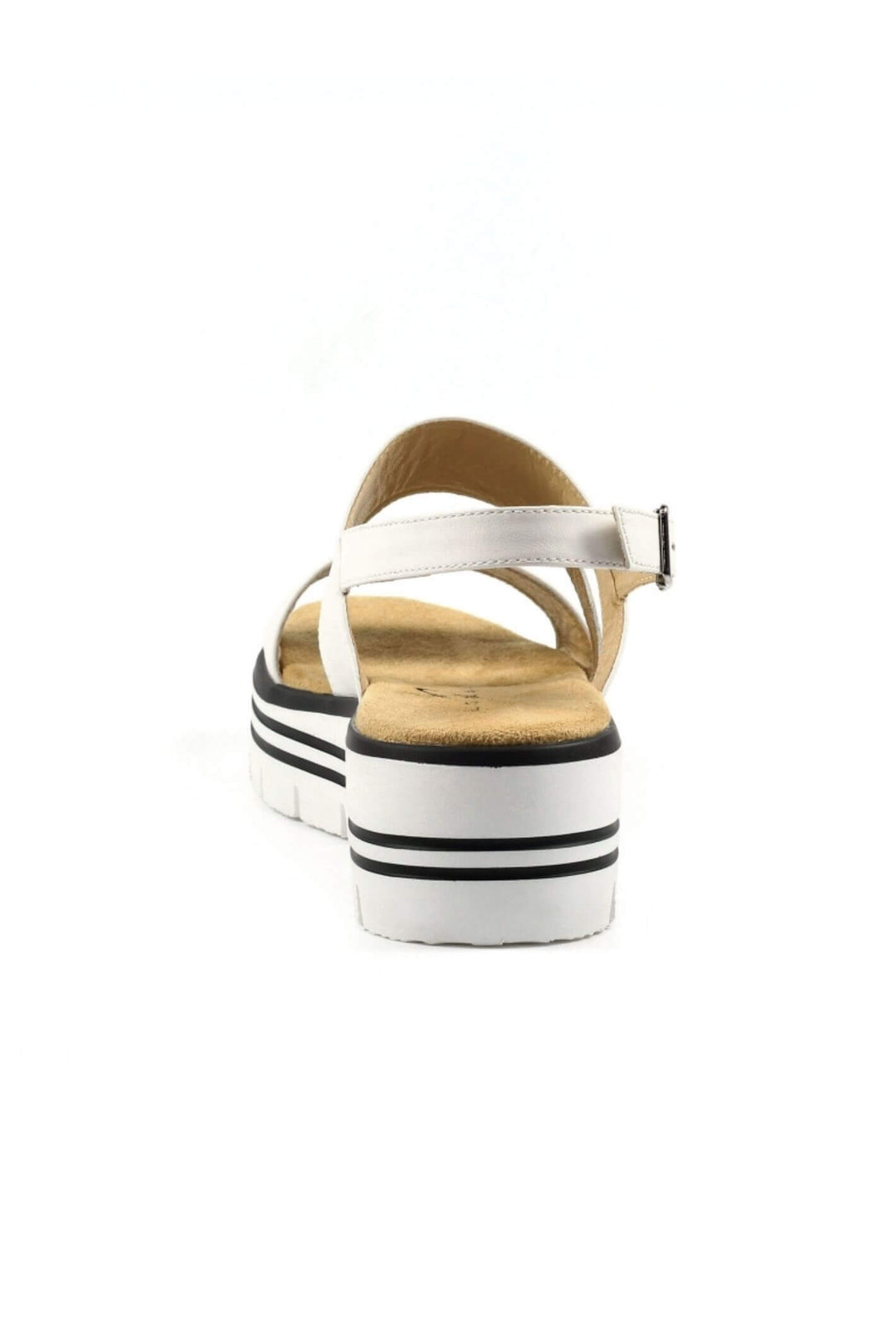 Lunar JLB007 White Jocelyn Wedge Sandals