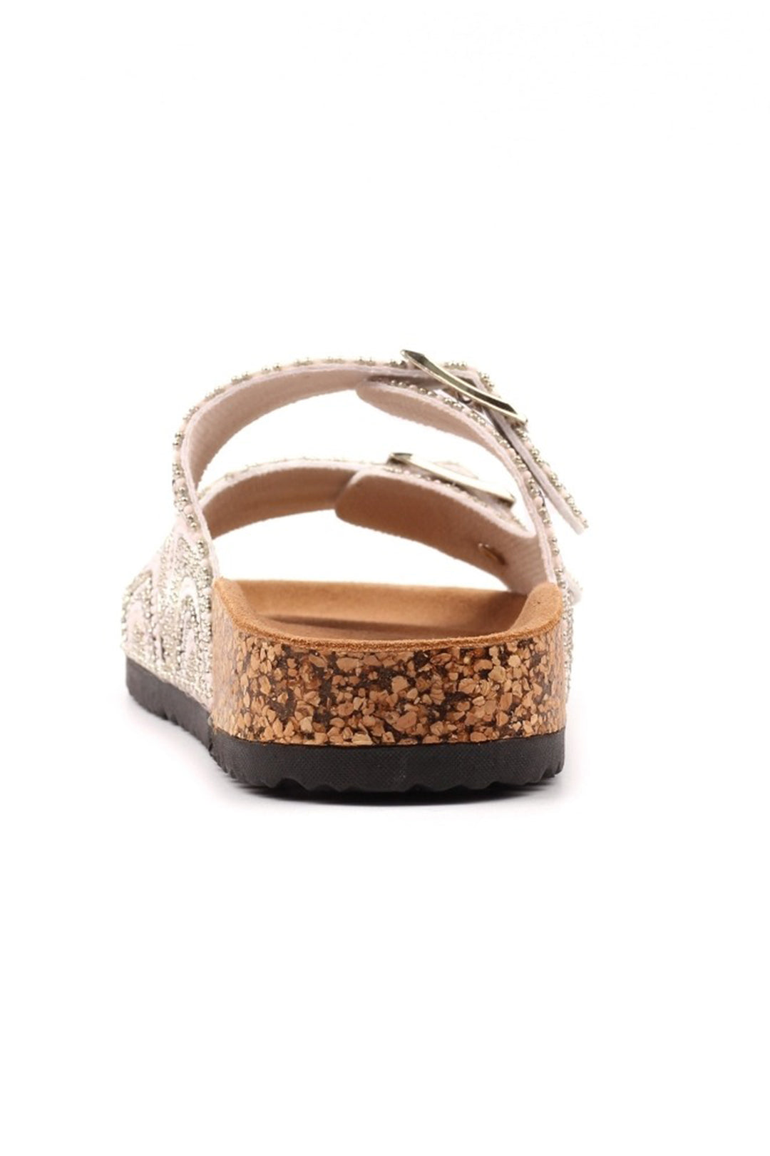 Lunar JLC010 White Skyrise Beaded Sandals