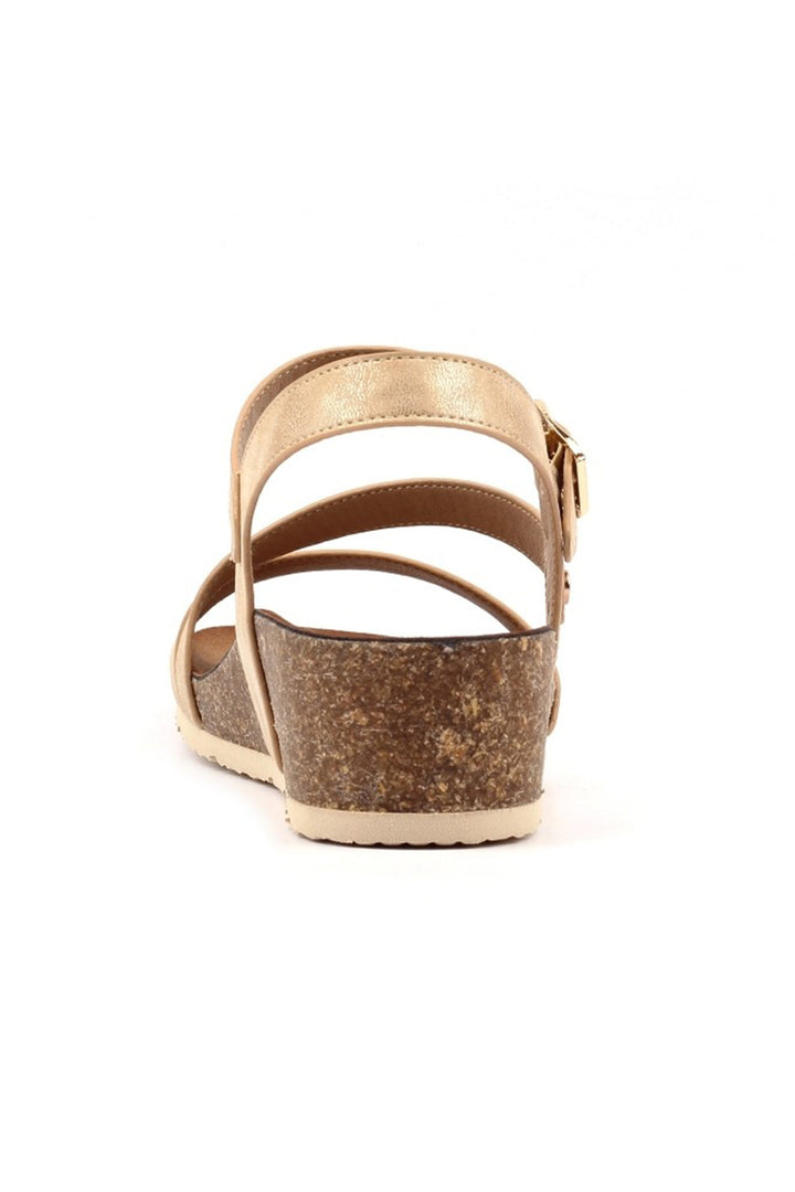 Lunar JLH593 Buster Metallic Gold Sandals