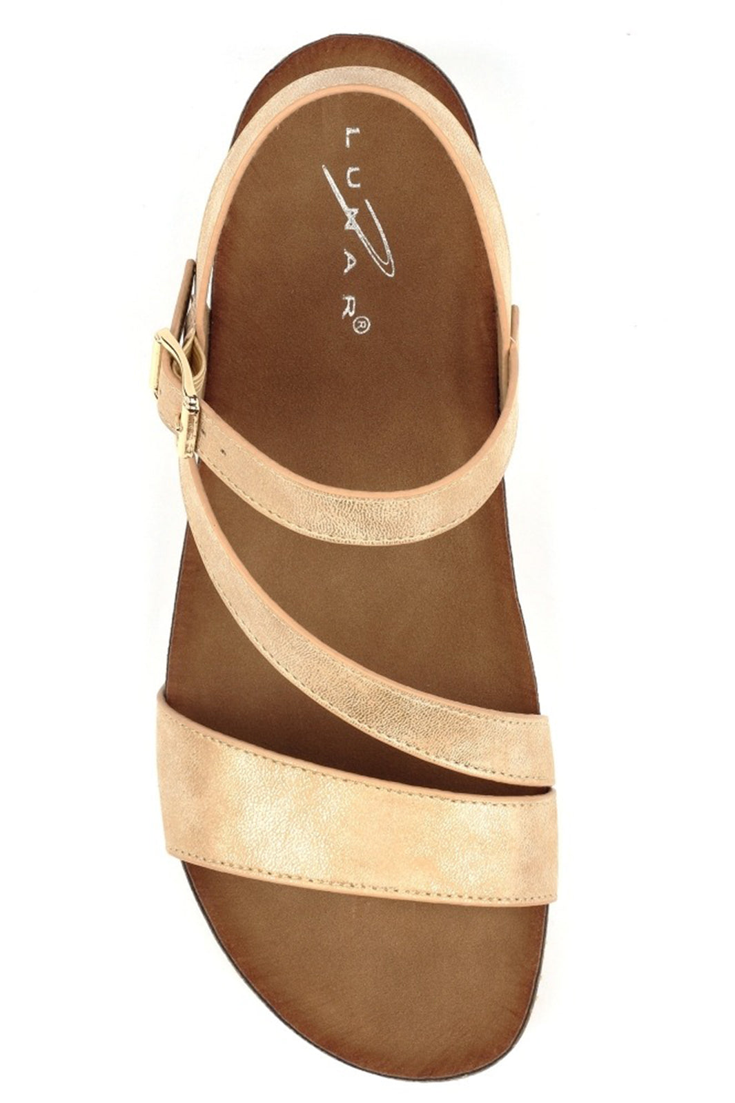 Lunar JLH593 Buster Metallic Gold Sandals