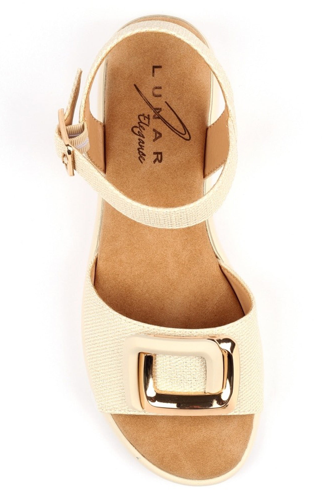 Lunar JLW005 Jessika Shimmering Beige Sandals