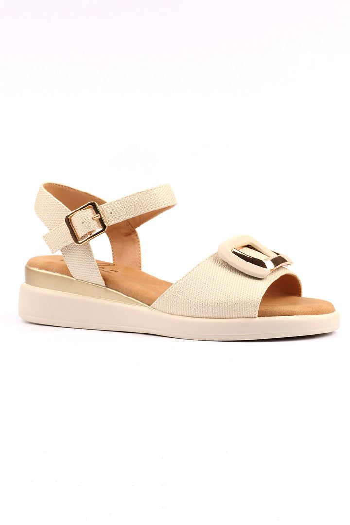 Lunar JLW005 Jessika Shimmering Beige Sandals