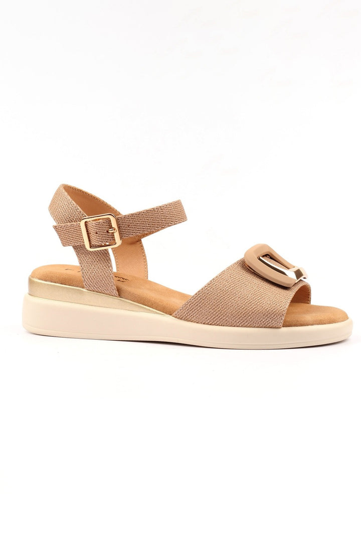 Lunar JLW005 Jessika Shimmering Nude Sandals