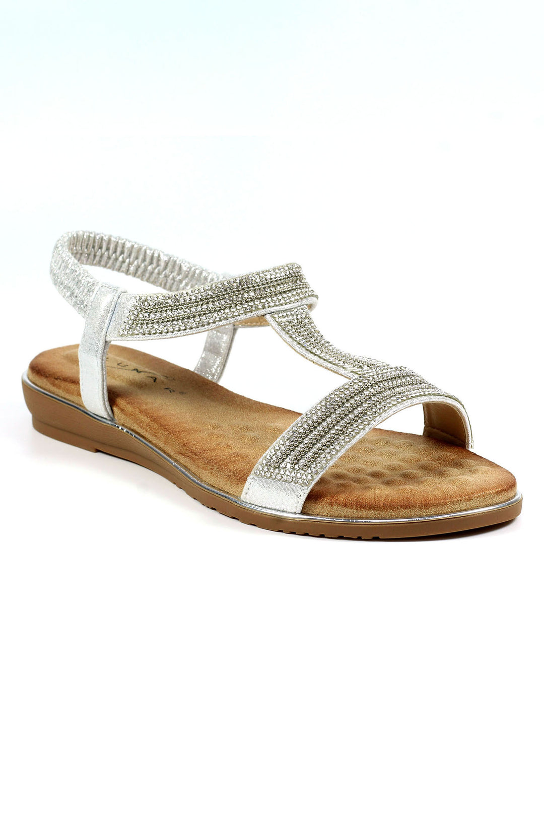 Lunar JLY218 Metallic Silver Sandals - Experience Boutique