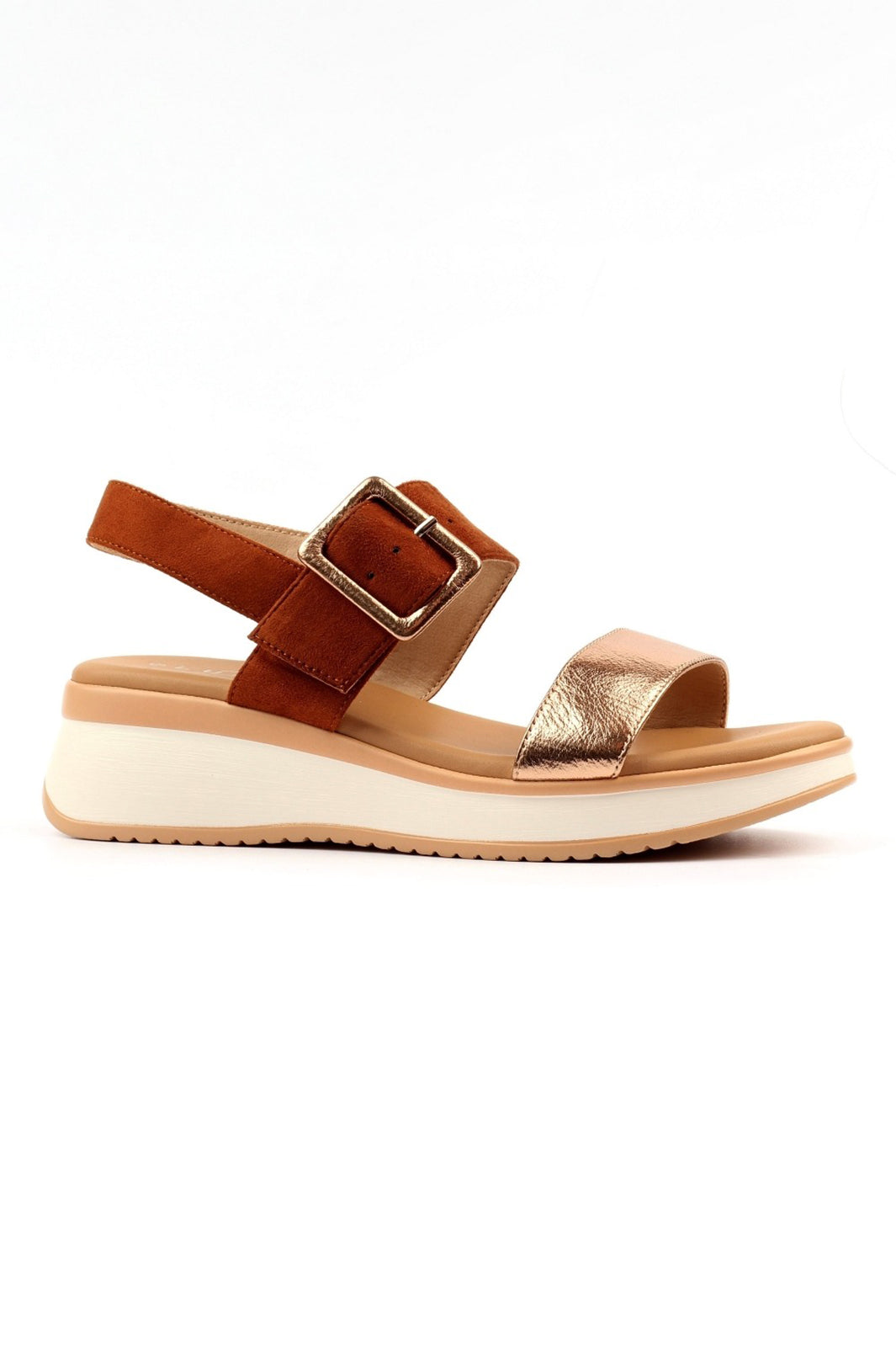 Lunar JLY250 Dion Tan Brown Metallic Sandals
