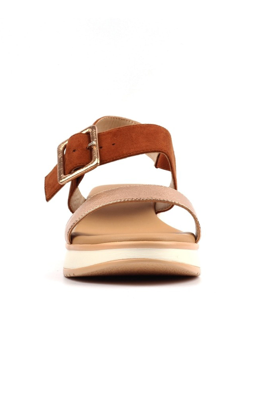 Lunar JLY250 Dion Tan Brown Metallic Sandals