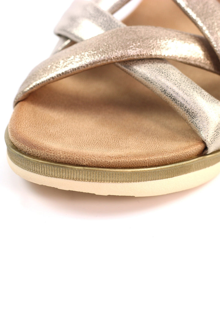 Lunar Roma Gold Sandal JLH508 - Experience Boutique