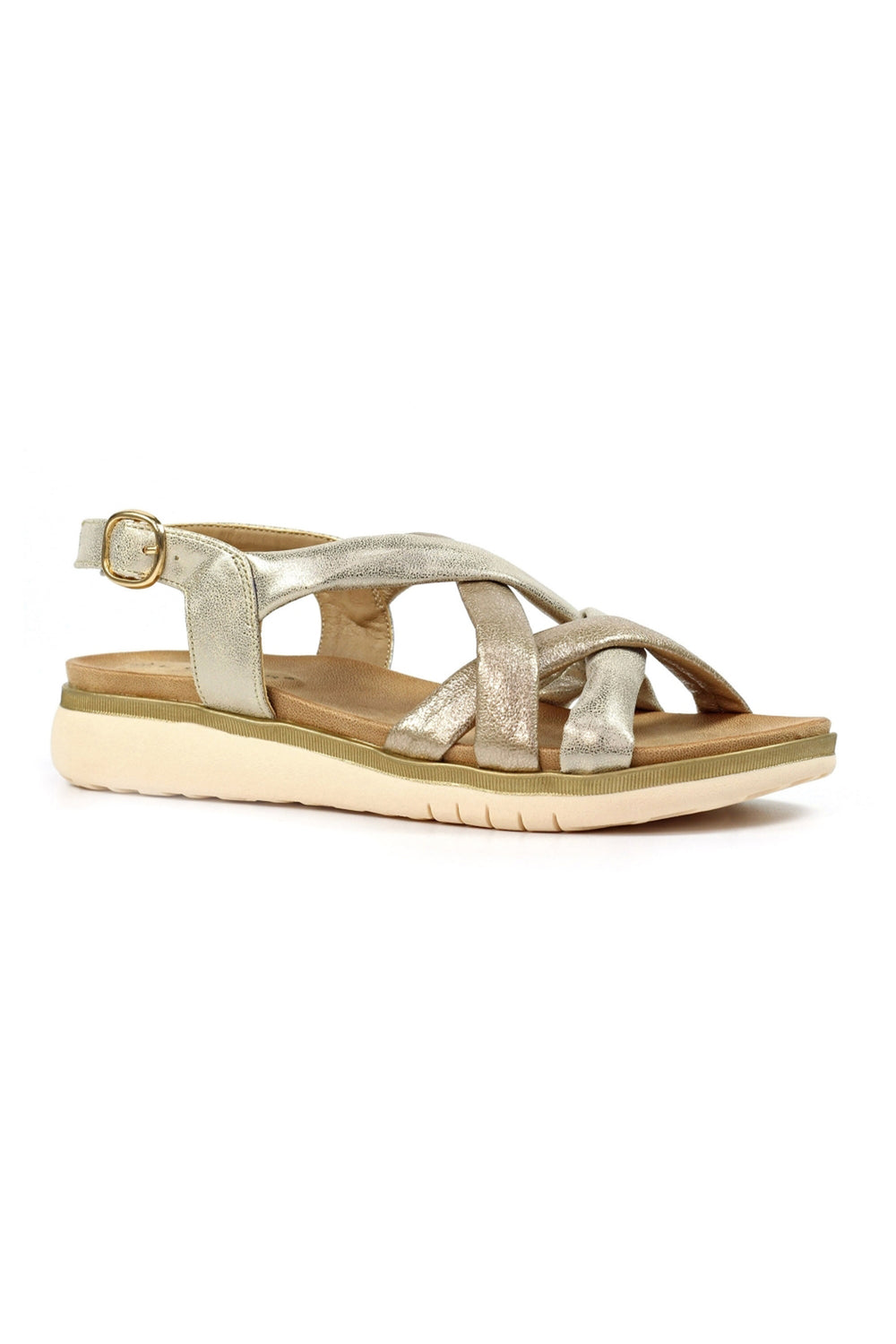 Lunar Roma Gold Sandal JLH508 - Experience Boutique