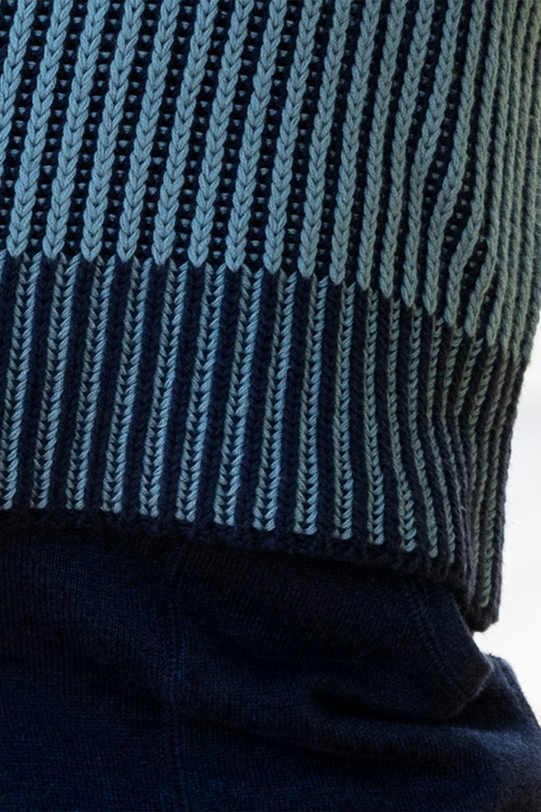 Marble Fashions 8100 Duck Egg Blue Polo Neck Jumper 223