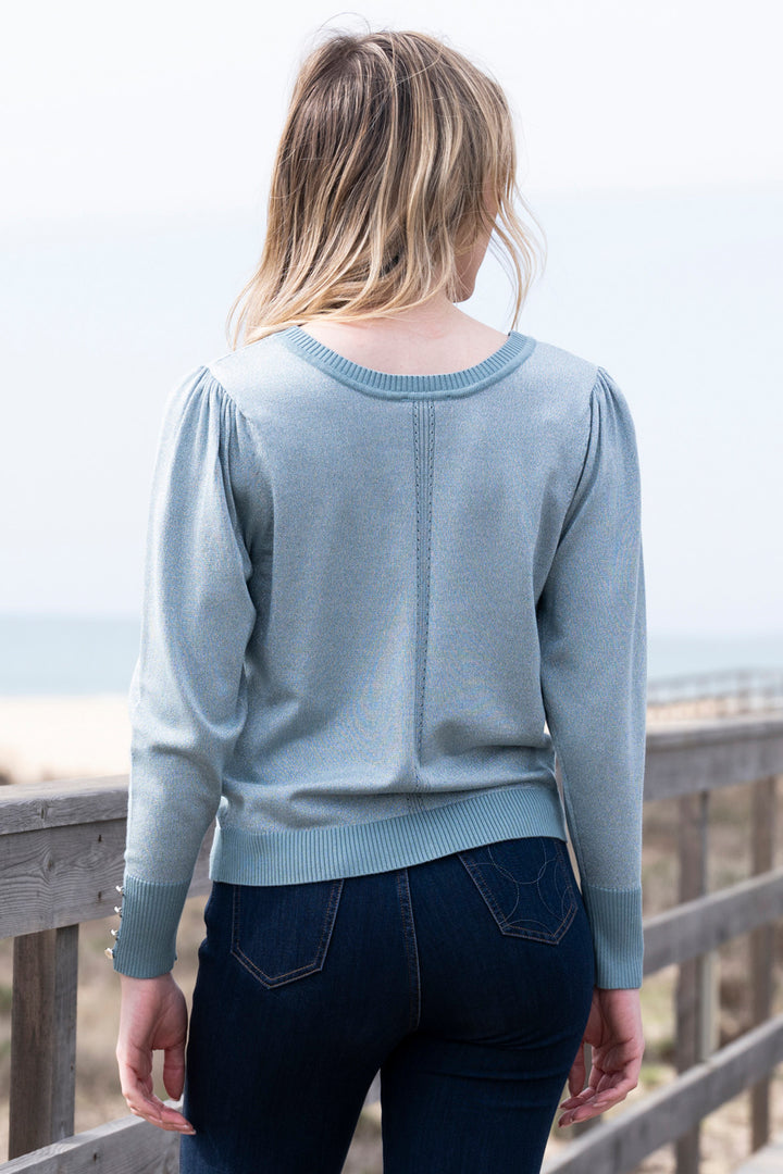 Marble Fashions 8128 Duck Egg Blue Cardigan 223
