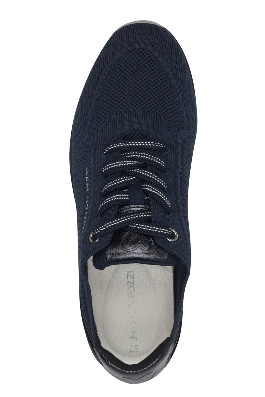 Marco Tozzi Navy Comb Vegan Trainer 23737 - Experience Boutique