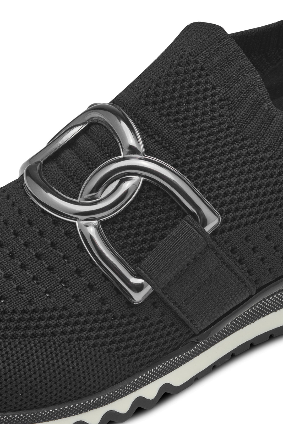 Marco Tozzi Black Comb Vegan Trainer 24724 - Experience Boutique