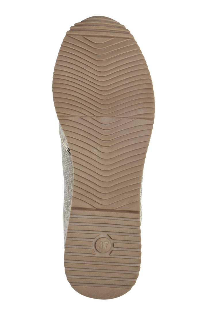 Marco Tozzi Cream Comb Vegan Trainers 23713 - Experience Boutique