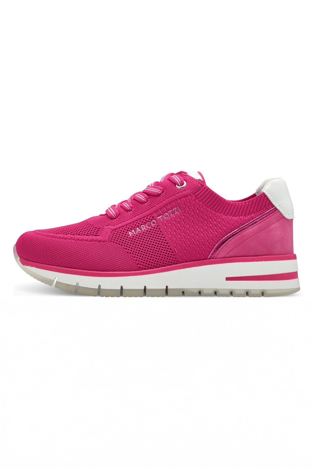 Marco Tozzi Hot Pink Comb Vegan Trainer 23737 - Experience Boutique