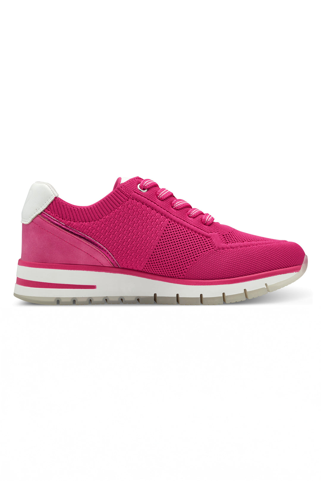 Marco Tozzi Hot Pink Comb Vegan Trainer 23737 - Experience Boutique
