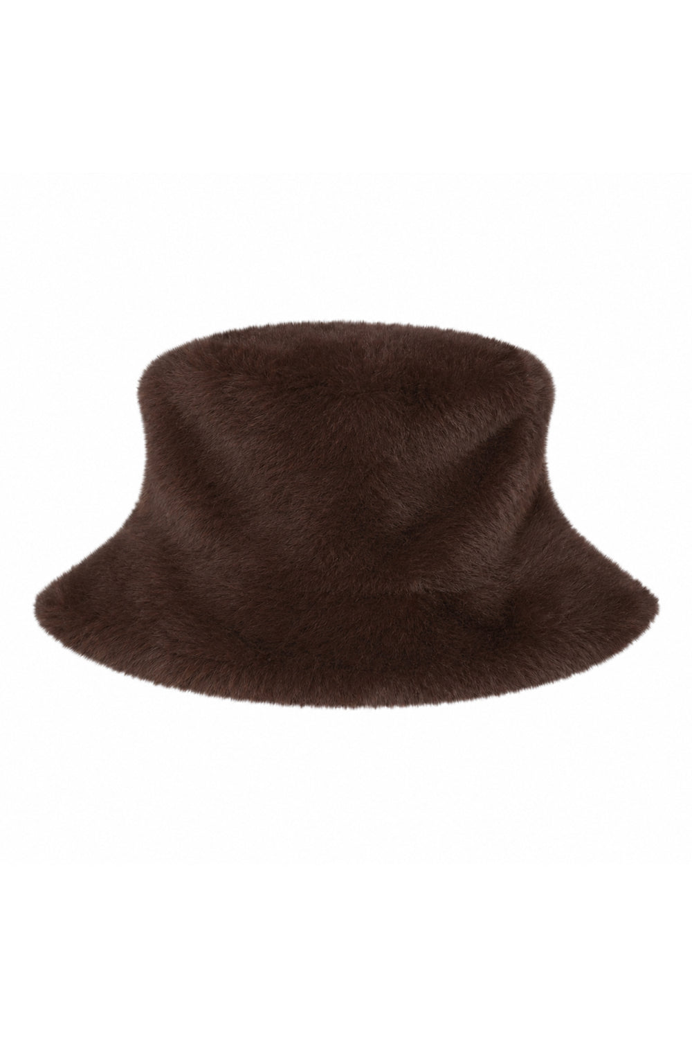 Micha Chocolate Faux Fur Bucket Hat 104-588 4563, packshot