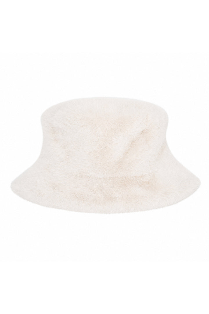 Micha Cream Faux Fur Bucket Hat 104-588 02, packshot