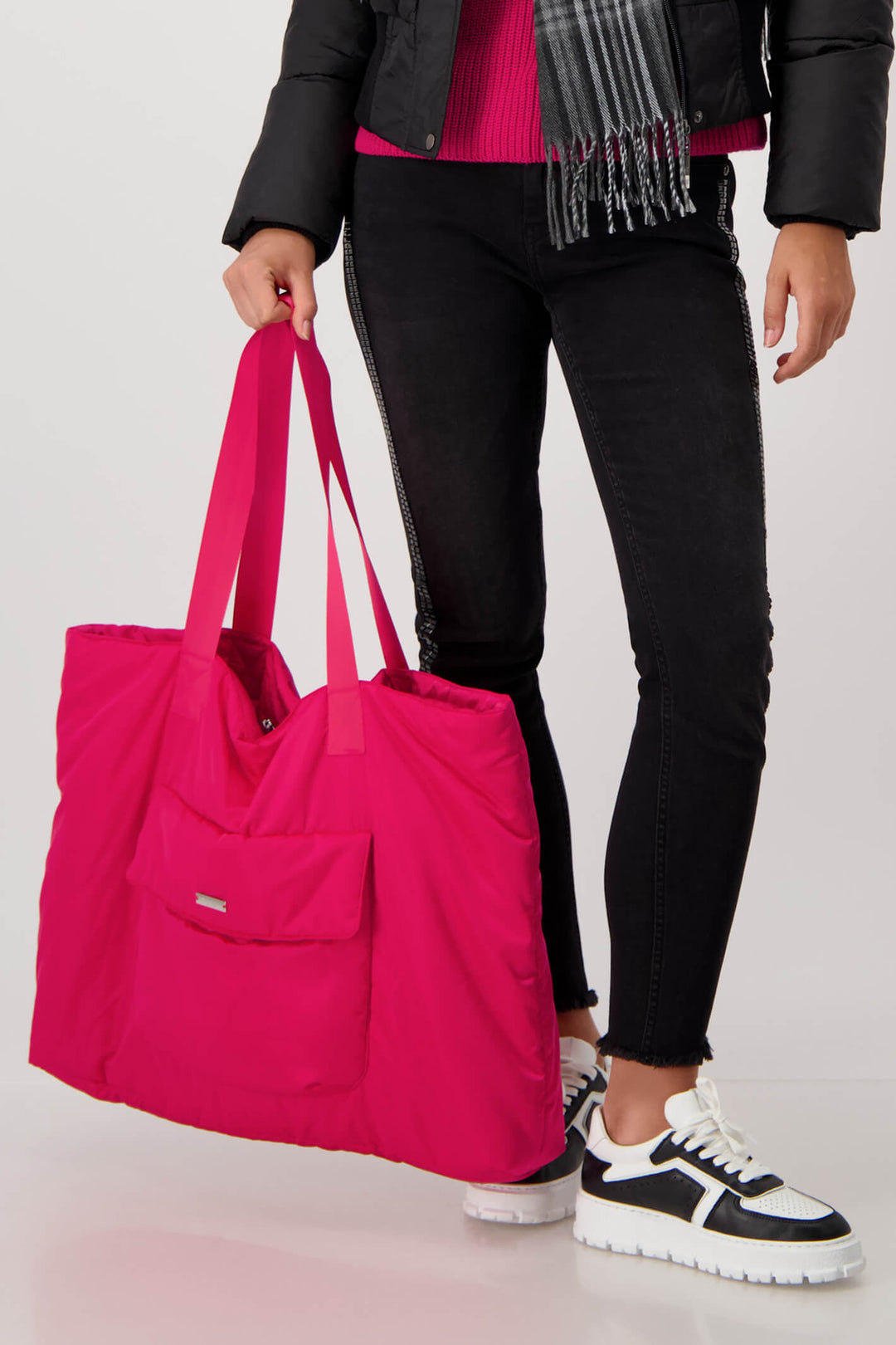 Monari 807145 Dragon Fruit Pink Tote Bag - Experience Boutique
