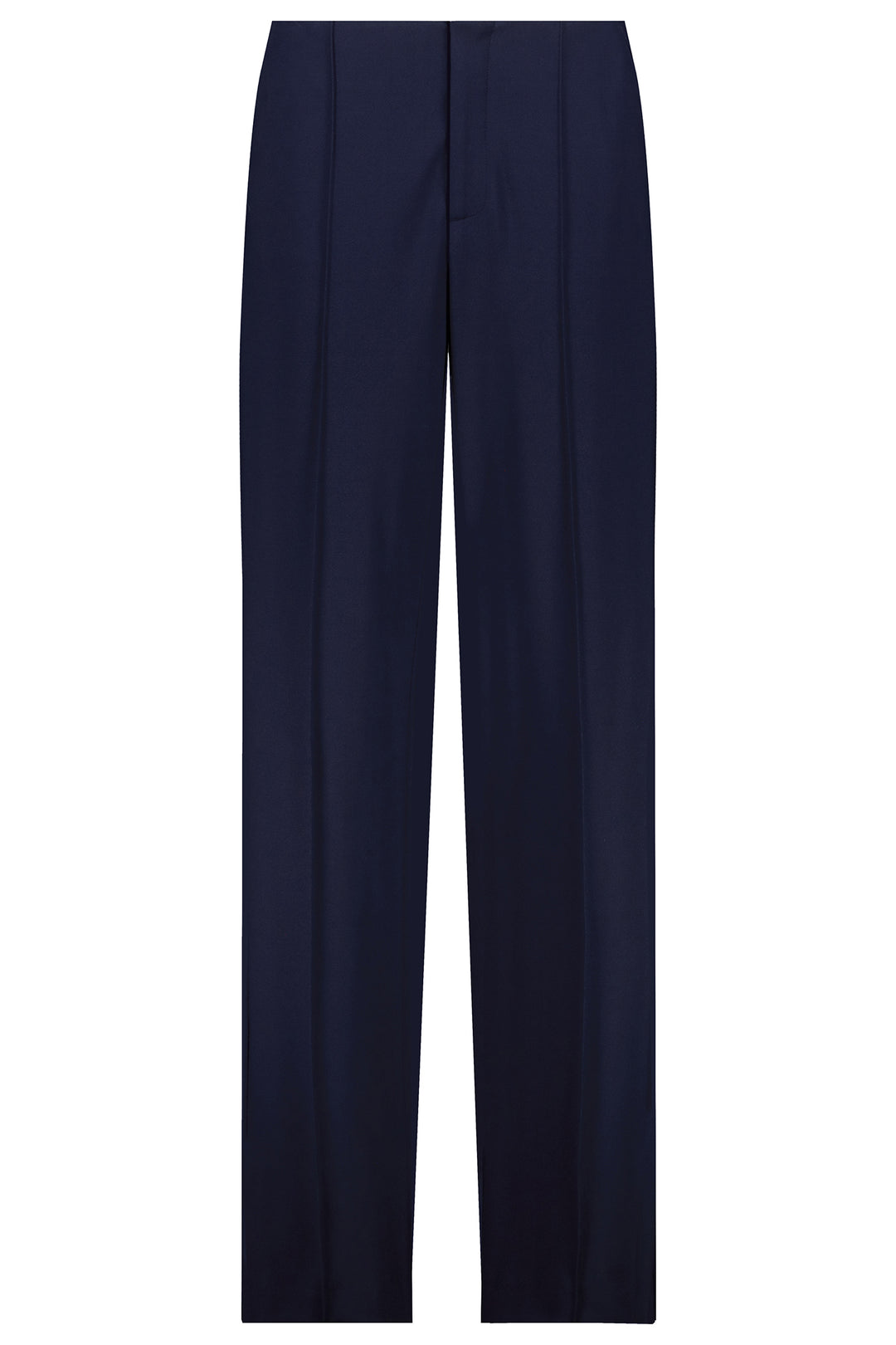 Navy blue pants on a white background