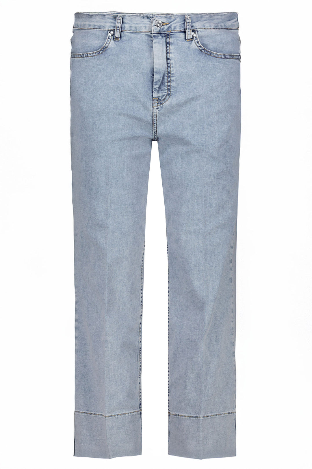 Monari Blue Denim Cropped Jeans 409496 - Experience Boutique