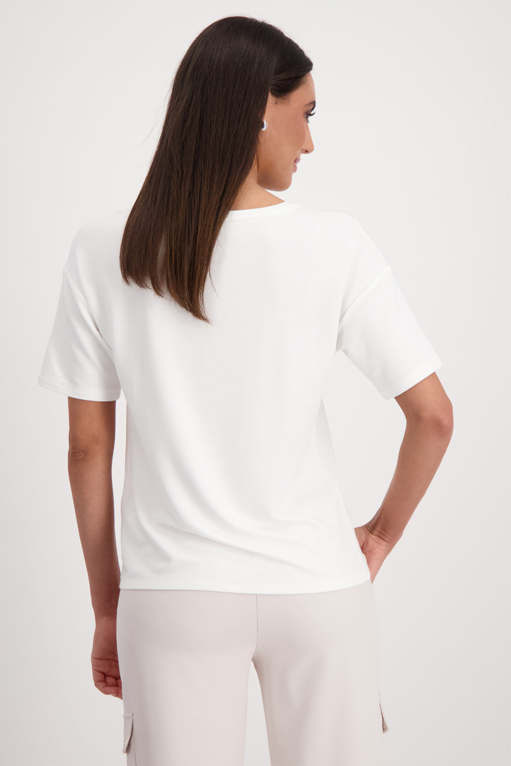 Monari Off White Dream T-Shirt 409428 - Experience Boutique
