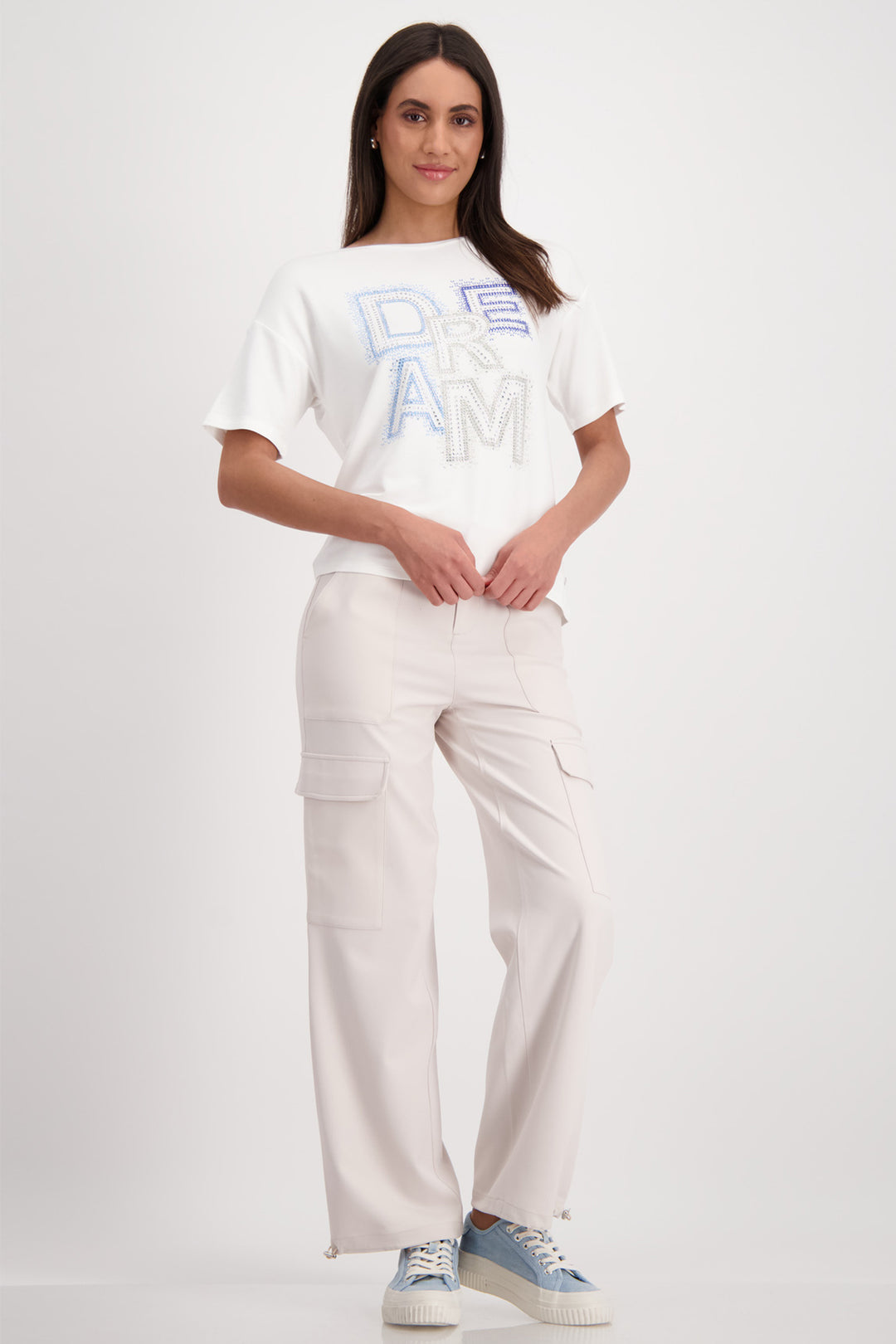 Monari Off White Dream T-Shirt 409428 - Experience Boutique