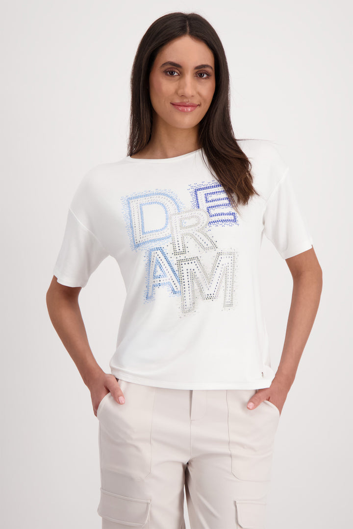 Monari Off White Dream T-Shirt 409428 - Experience Boutique