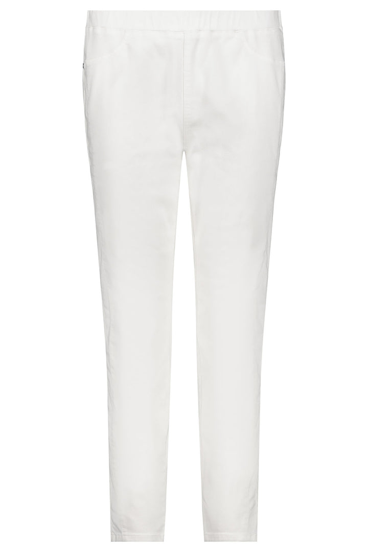Monari Off White Pull-On Jeggings 409516 - Experience Boutique