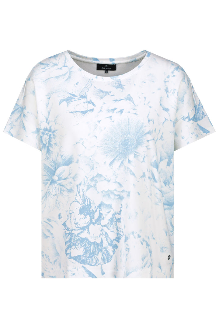 Monari Spring Water Print Short Sleeve T-Shirt 409173 - Experience Boutique
