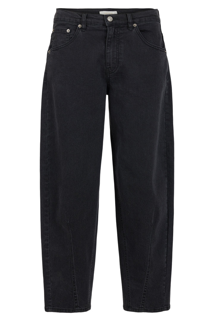Black jeans on a white background