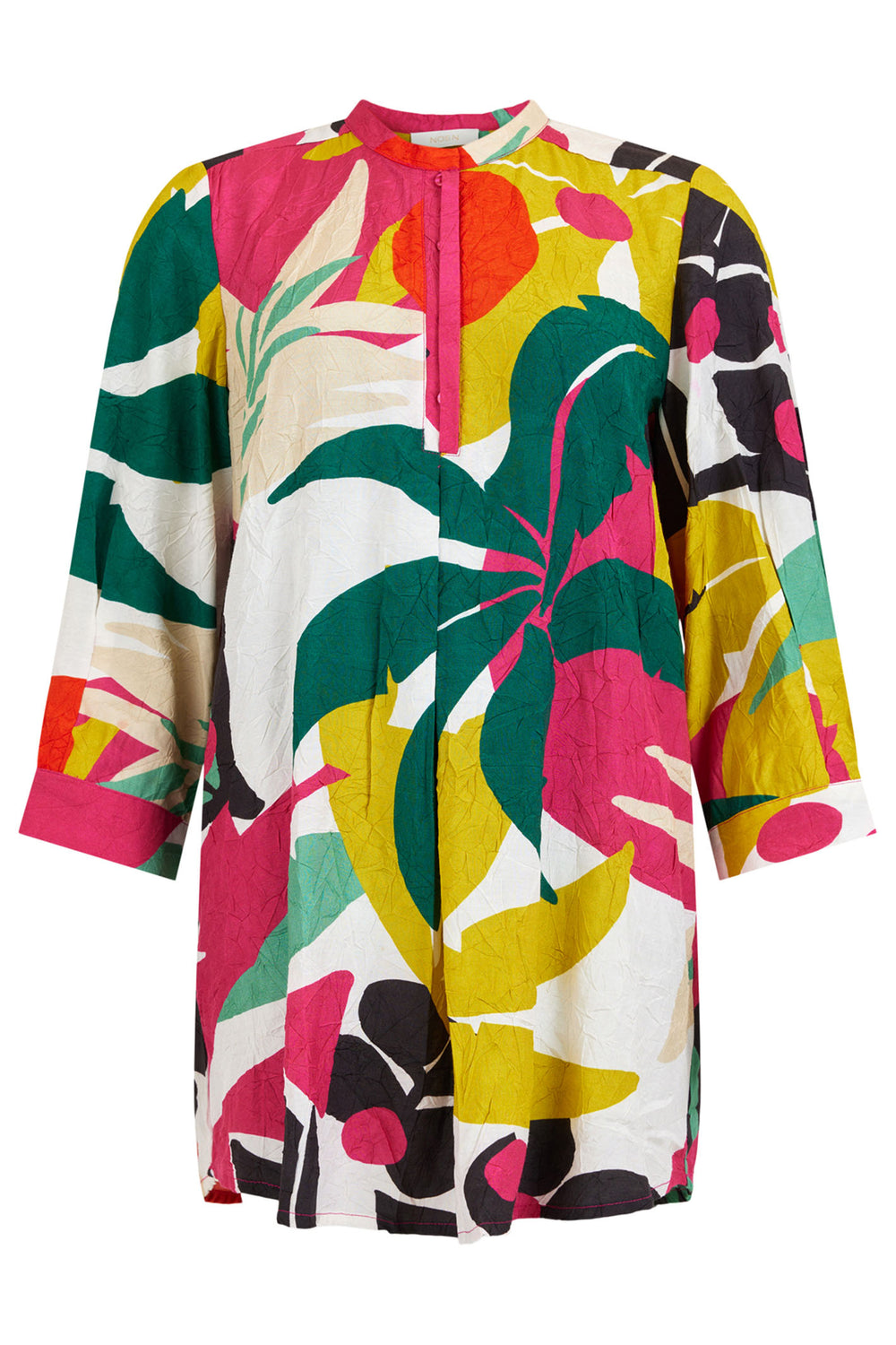 Noen 83455 Multi-Coloured Palm Print Tunic - Experience Boutique