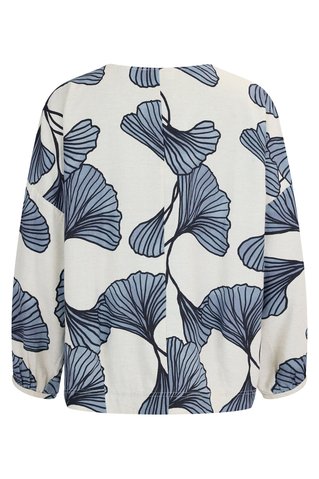 Noen 83730 61 Light Blue Floral Print Blouse