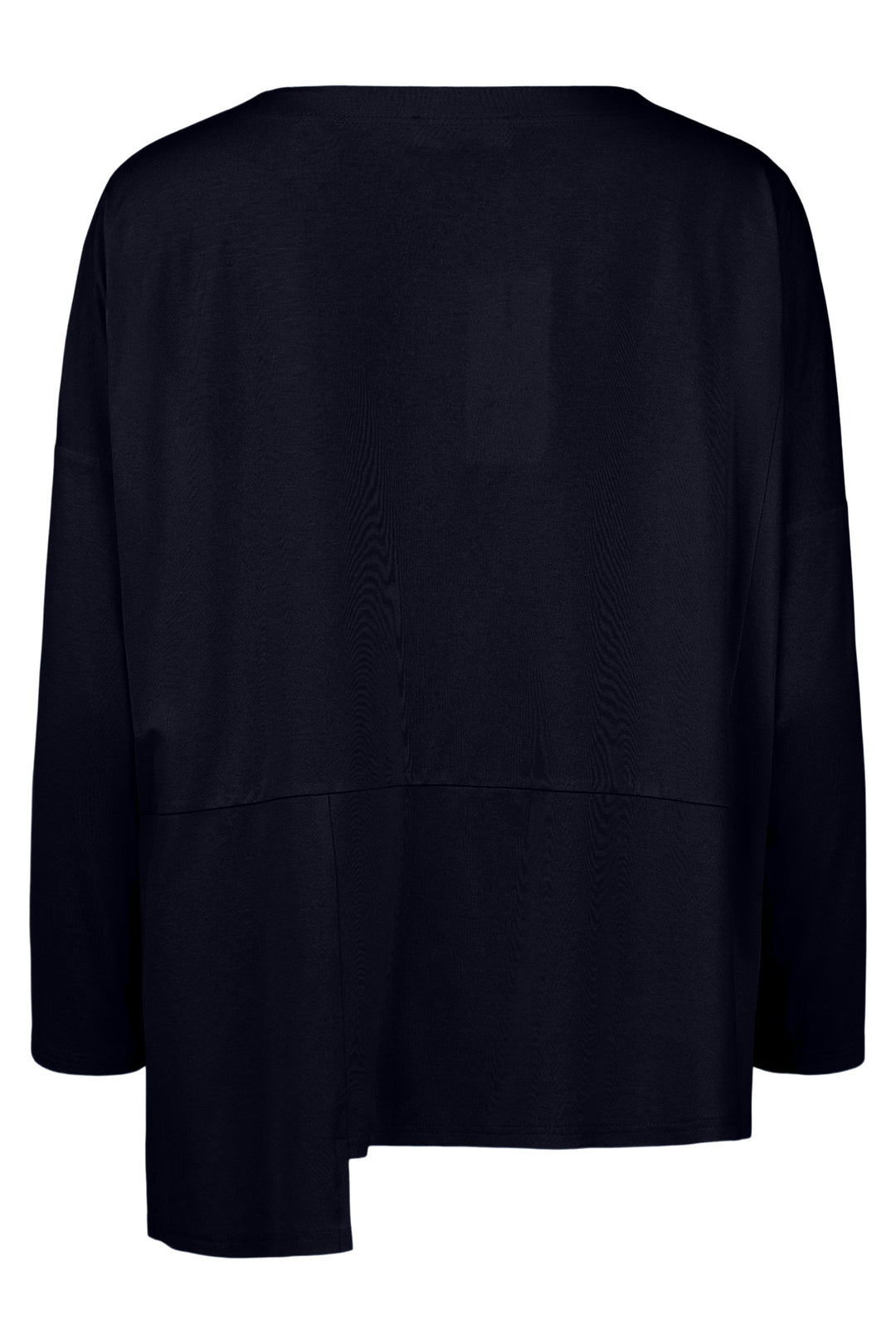 Noen 83754 691 Navy Stepped Hem T-Shirt Top