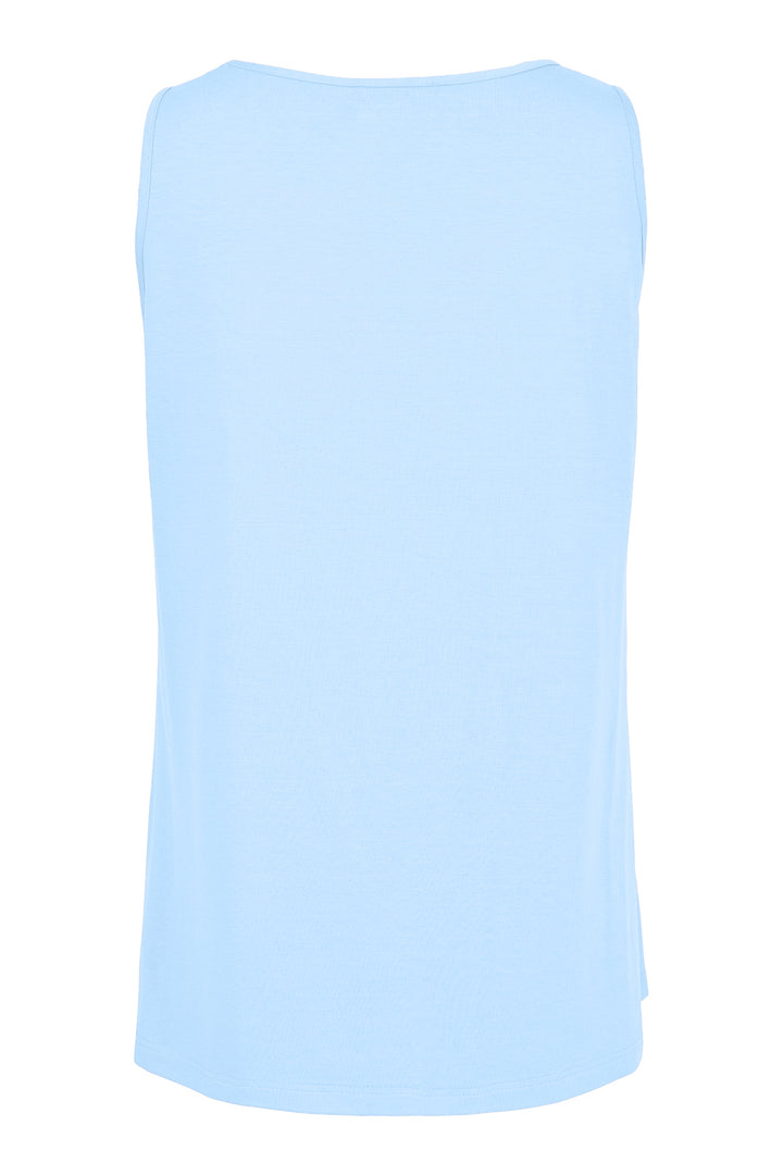Noen 84114 610 Powder Blue A-Line Flattering Vest Top